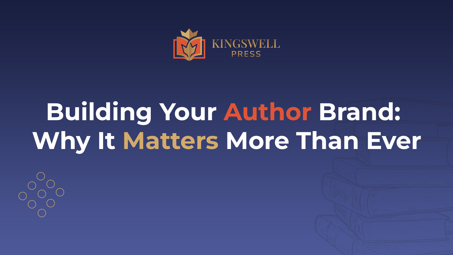 Building Your Author Brand | Why It Matters for Long-Term Publishing Success