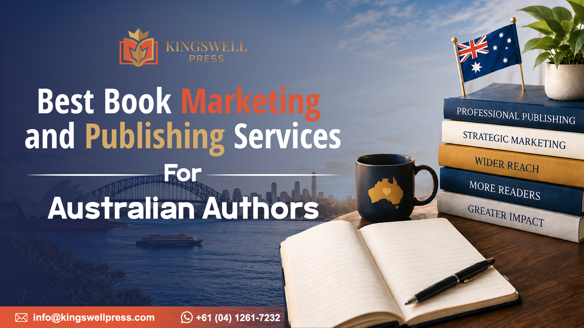Best Book Marketing and Publishing Services for Australian Authors