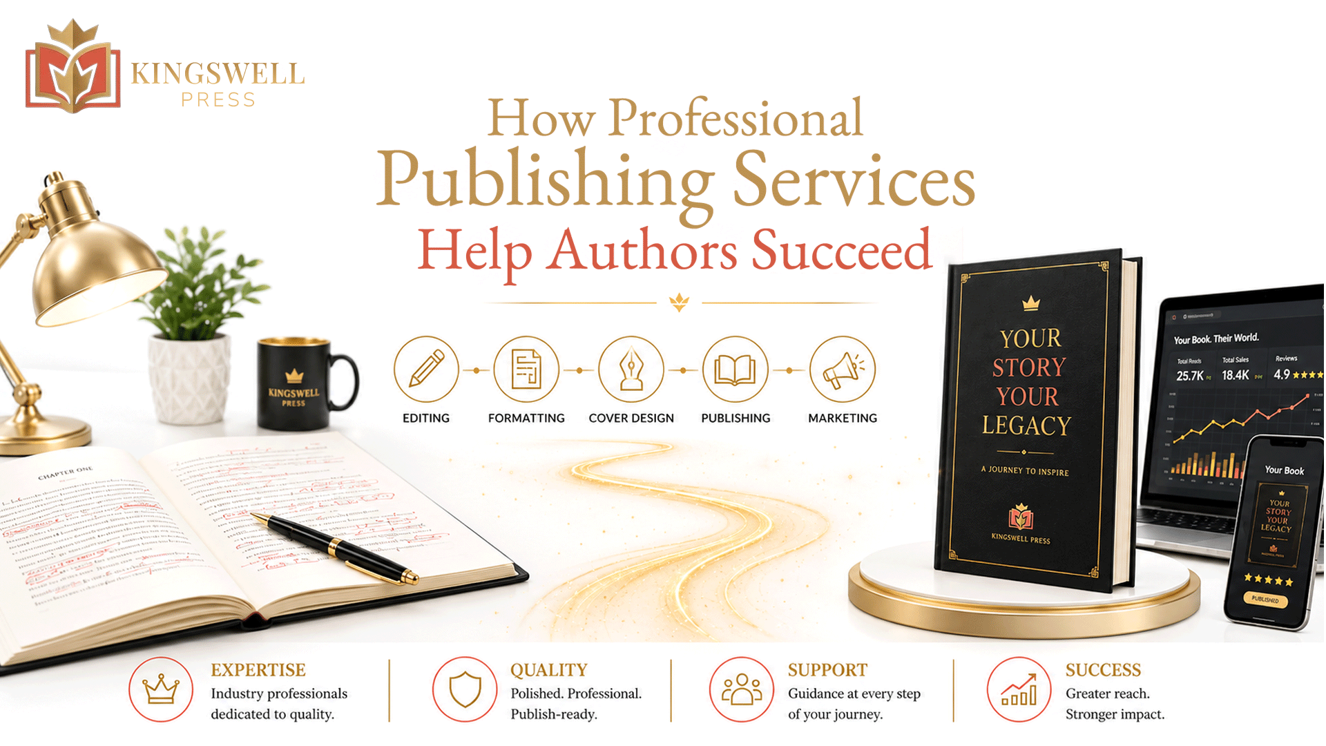 How Professional Publishing Services Help Authors Succeed