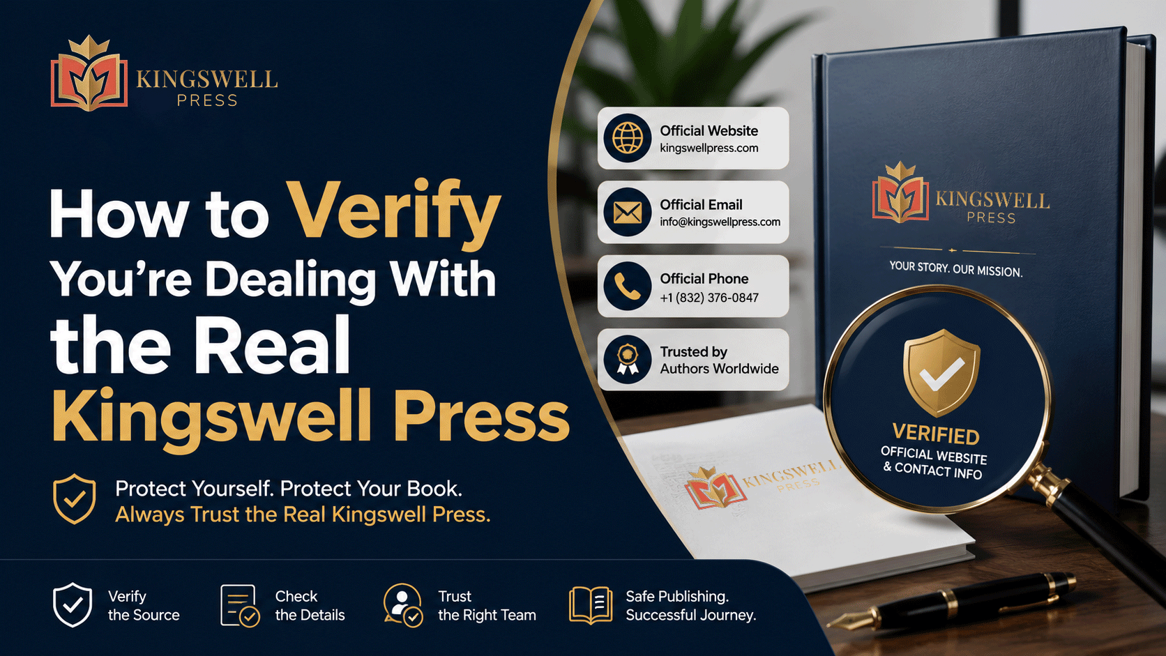 How to Verify You're Dealing With the Real Kingswell Press